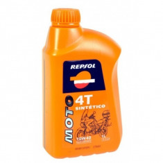 Ulei moto Sintetico 4T 10W40 1L, Repsol foto