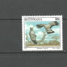 BOTSWANA 1997 - PASARI DE PRADA. VULTUR. TIMBRU NESTAMPILAT, T8