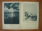 Peisaje marine - lot 10 carti postale vechi ( G. Heuer &amp; Kirmse - Germania )