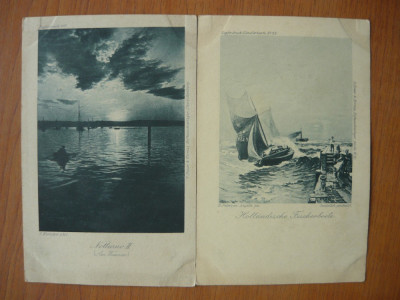 Peisaje marine - lot 10 carti postale vechi ( G. Heuer &amp;amp; Kirmse - Germania ) foto