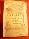 Racine - Atalia si Banville- Sarutarea - 1916 BPT 276 ,trad. H.Lecca ,Ed.Univer