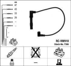 Set fise bujii Audi A2 1.4 00 - A3 1.8 20V 00 -, VW Bora, Golf IV ?i V, Lupo, Polo 1.4 - 1.6 16V 98 - foto