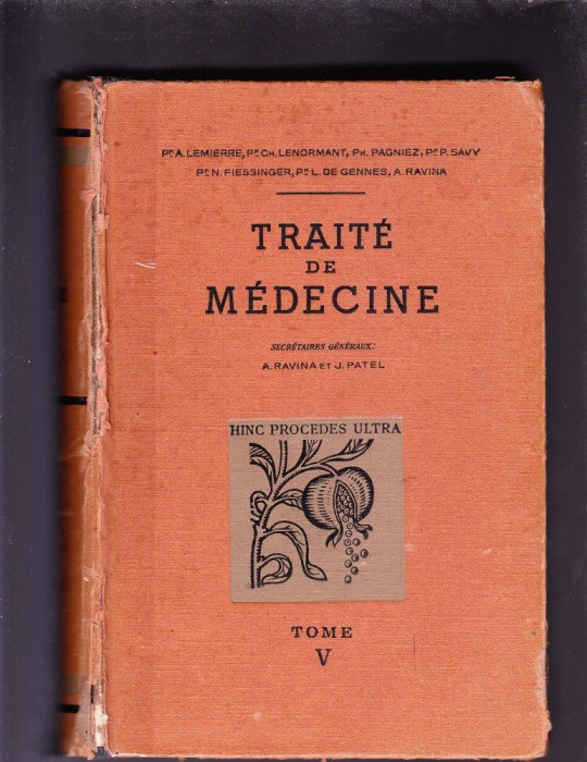 CARTE DE MEDICINA IN LIMBA FRANCEZA VOL 5