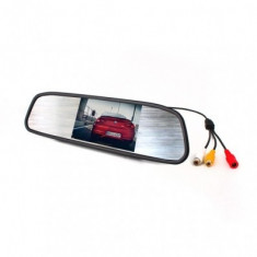 Monitor auto universal de 4.3 inch integrat in oglinda retrovizoare TFT Mirror 4.3inch foto