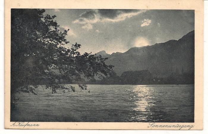 Germania - Peisaje - lot 5 carti postale circulate in 1919