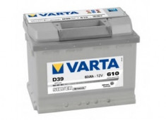 Baterie auto Varta D39, Silver Dynamic, 63Ah, 610A, 5634010613162 foto