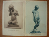 Statui - lot 14 carti postale vechi ( G. Heuer &amp; Kirmse - Germania )