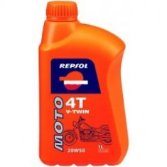 Ulei moto V-Twin 4T 20W50 1L, Repsol foto