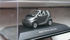 Macheta - Smart fortwo Second Gen. 2007 (W451) gri - Spark 1/43 foto