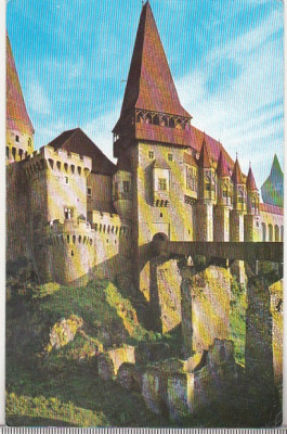 bnk cp Castelul de la Hunedoara - Vedere - uzata foto
