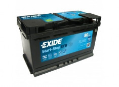 Baterie auto Exide, EFB, 80ah, 720A, EL800 foto