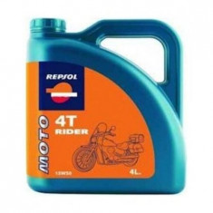 Ulei moto Rider 4T 15W50 4L, Repsol foto