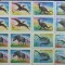 KAZASTAN - ANIMALE PREISTORICE, 1994, 6 V IN BLOC DE 4, NEOB. - KZH 01A