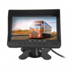 Monitor auto de 7inch pentru redare camera include dou? intr?ri AV. TFT M0.7 foto