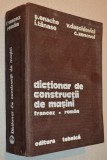 Dictionar de constructii de masini - francez - roman