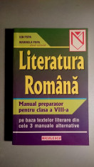 Literatura romana - Manual preparator pentru clasa a VIII-a - I. Popa foto