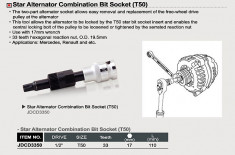 Cheie fixare alternator T50 foto