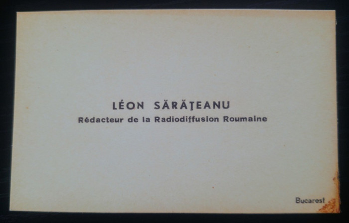 Leon Sarateanu, om de radio, gazetar/ carte de vizita, Radio Vacanta