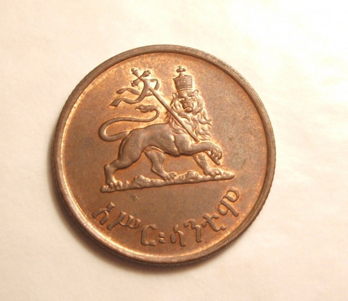 ETIOPIA 10 CENTI 1936 UNC