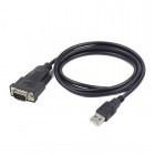 USB to DB9M serial port converter cable, black, 1.5 m (UAS-DB9M-02) Gembird foto
