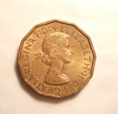 ANGLIA 3 PENCE 1962 XF foto