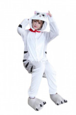 PJM38 Pijama kigurumi, tip salopeta cu model Cheese Cat foto