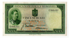 Bancnota 500 lei 1934 foto