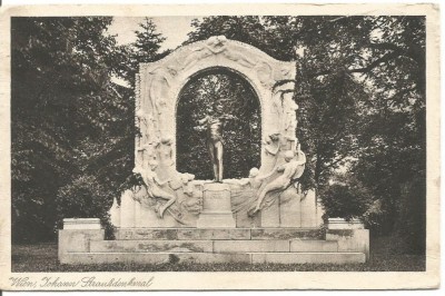 (A) carte postala-AUSTRIA-VIENA - Johan Strauss foto