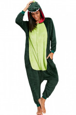 PJM17-12 Pijama intreaga kigurumi, model dinozaur foto