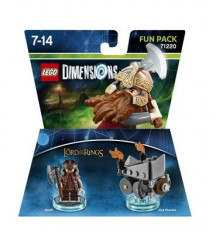 Set Lego Dimensions Fun Pack Lord Of The Rings Gimli foto