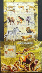 GUINE-BISSAU - ANIMALE AFRICA, 2005, 1 M/SH + 1 S/S, NEOBLIT. - G BIS 246 foto