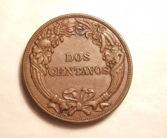 PERU 2 CENTAVOS 1919 FRUMOS foto