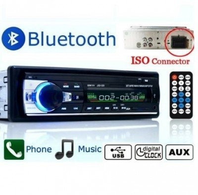 Casetofon Auto Bluetooth USB MP3 player Radio Telefon Telecomanda 50w