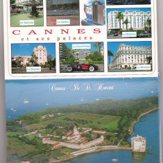 bnk cp Franta - Cannes - pliant cu 10 carti postale necirculate