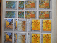 1991/2018 lp 1249 100 DE ANI DE LA NASTEREA PICTORULUI VAN GOGH X4 foto