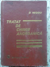 Tratat De Chimie Anorganica Vol.1 Chimie Generala - D. Negoiu ,414917 foto