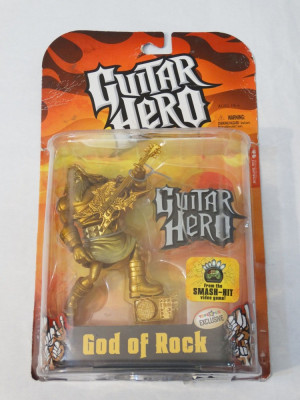 Figurina Guitar Hero God of Rock Gold - sigilata foto