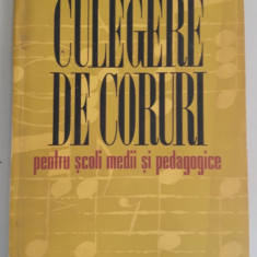 Culegere De Coruri pentru scoli medii si pedagogice - D.D. Botez