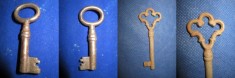 1959-4442-Set 10 Chei mici vechi metal.