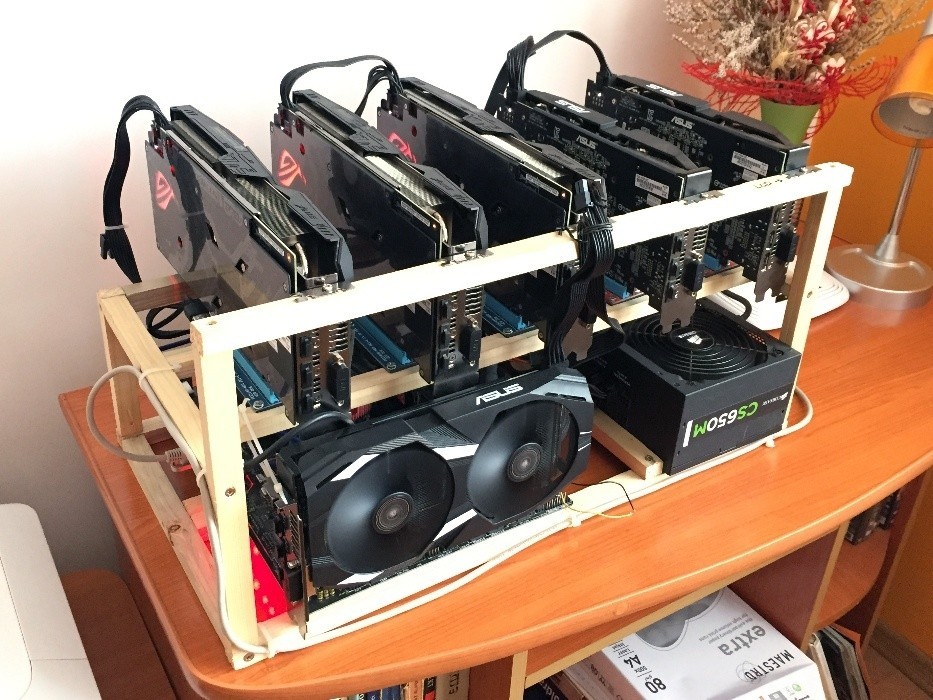 Mining Rig Minat ETH/ETC 180 Mh/s, XMR 5100 H/s, 6x ASUS RX580 8GB ...
