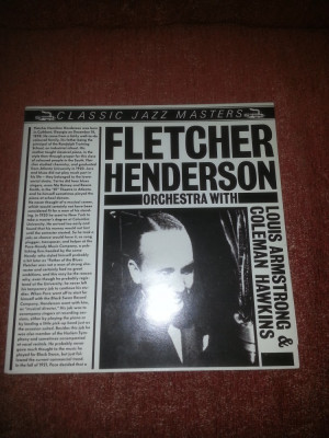 Jazz Swing era Fletcher Henderson Louis Armstrong and Coleman Hawkins vinil VG foto