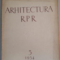 Arhitectura RPR - Nr. 5 - 1954