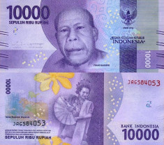 INDONEZIA 10.000 rupiah 2016 UNC!!! foto