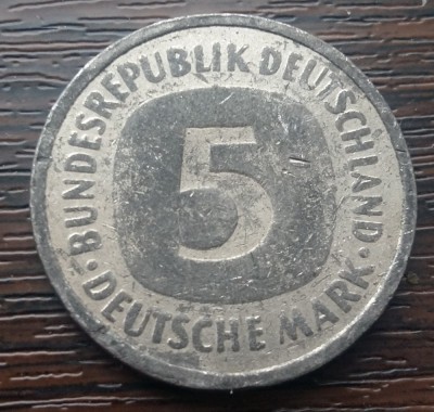 (M261) MONEDA GERMANIA - 5 MARK 1983, LIT. D - FALS DE EPOCA foto