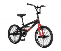 Bicicleta BMX Umit Panthero Freestyle , Culoare Negru/Rosu , Roata 20&amp;quot;PB Cod:20238000002 foto