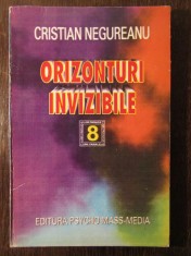 Orizonturi Invizibile- Cristian Negureanu(cu dedicatie ,autograf) foto