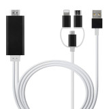 Cablu HDMI, universal compatibil iPhone 6 / 7 / 8 / X, samsung S6 / S7 / S8 / S9