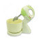 Mixer cu bol Technika, 180 W, 7 viteze, Alb/Verde + Cutit de decojit, Ambition Nox, 9 cm