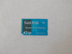 Card memorie SanDisk Memory Stick Pro Duo 2 Gb Magic gate foto