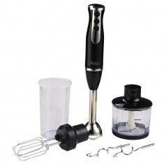 Set blender vertical electric, mixer si tocator, lame otel, 800 w, sapir foto